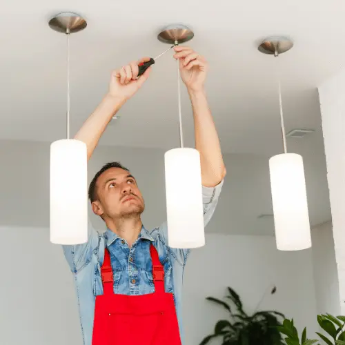 Instalación de lámparas